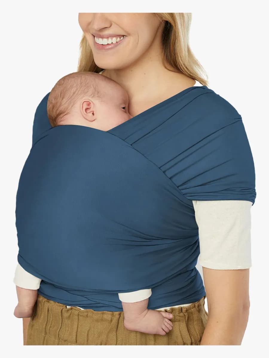 Ergobaby Aura Wrap Knit Bärsjal, Twilight Navy - Bäst i test