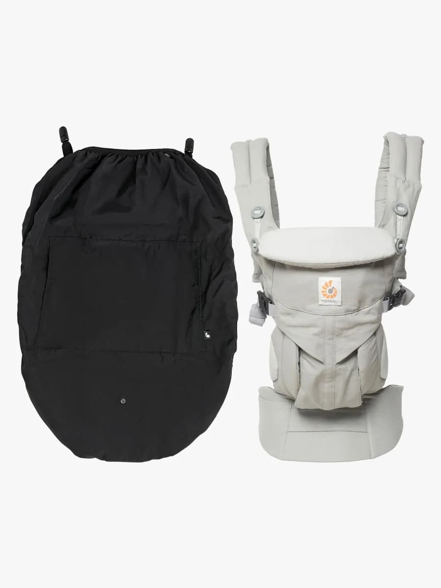Ergobaby Omni 360 Bärsele inkl. Regnskydd, Grå