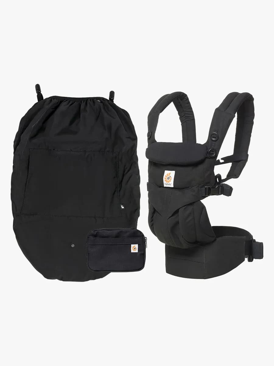 Ergobaby Omni 360 Bärsele inkl. Regnskydd, Svart