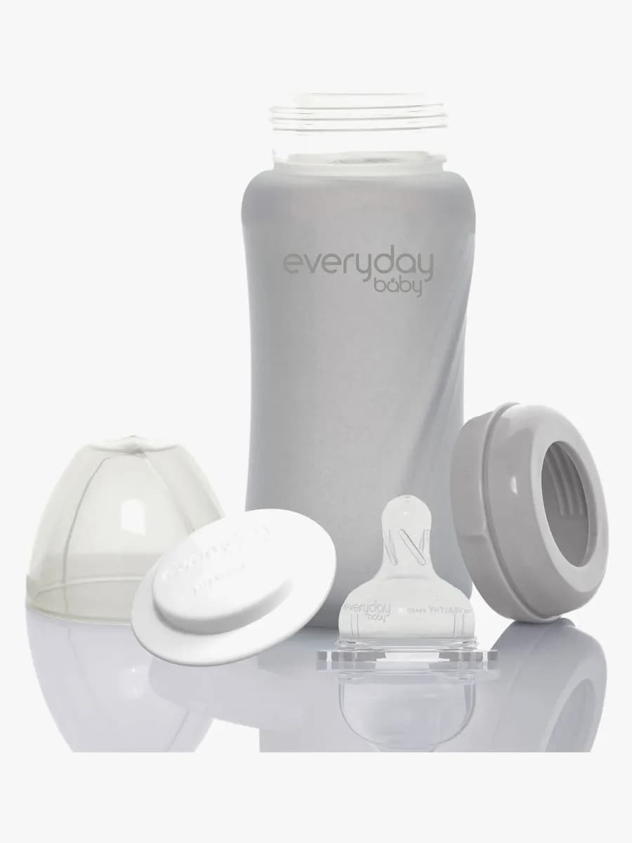 Everyday Baby Nappflaska Glas 240 ml, Grå