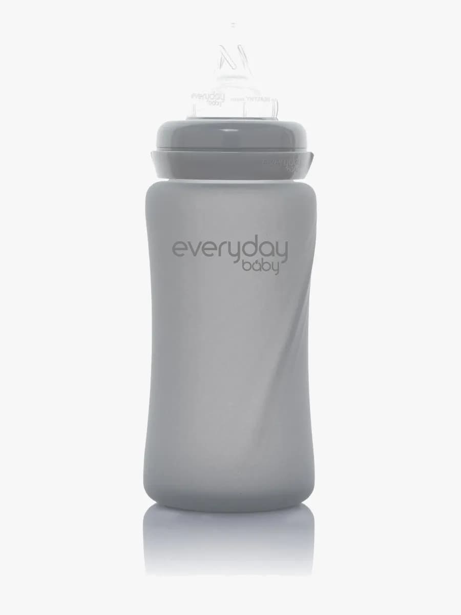 Everyday Baby Nappflaska Glas 240 ml, Grå