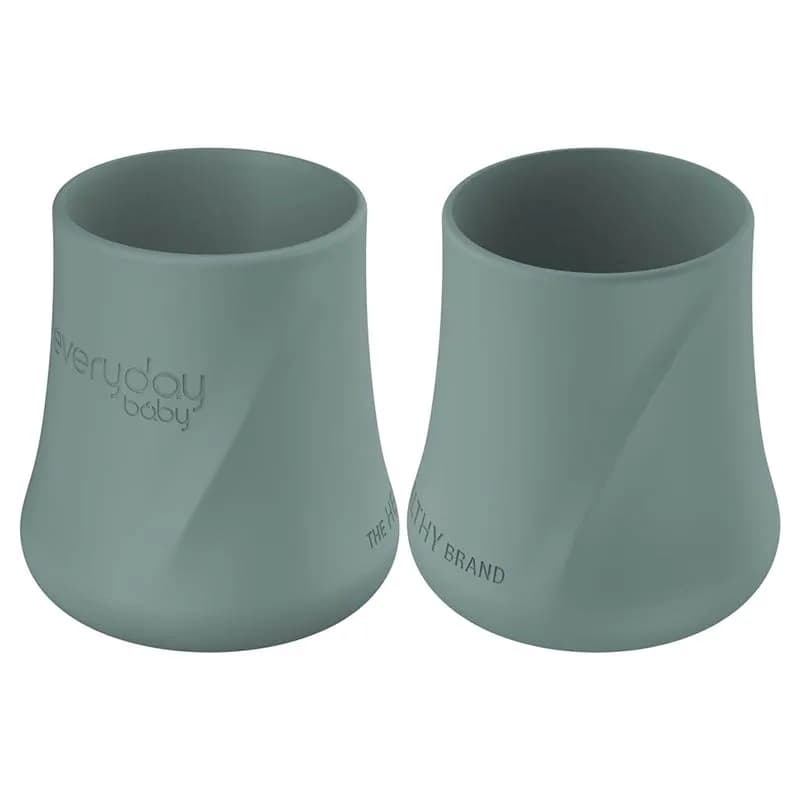 Everyday Baby silikonmugg 2-p, harmony green