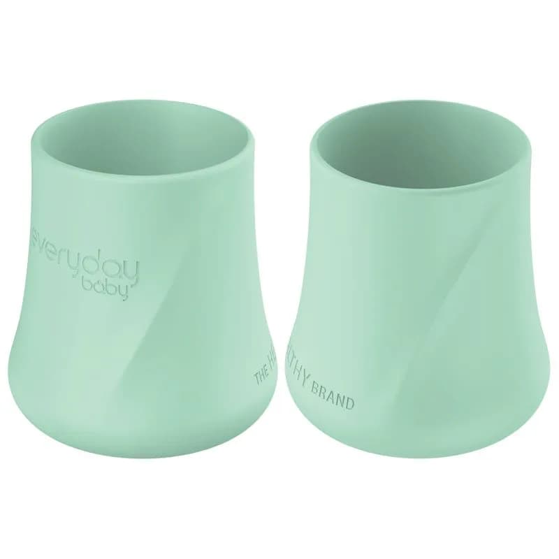 Everyday Baby silikonmugg 2-p, mint green