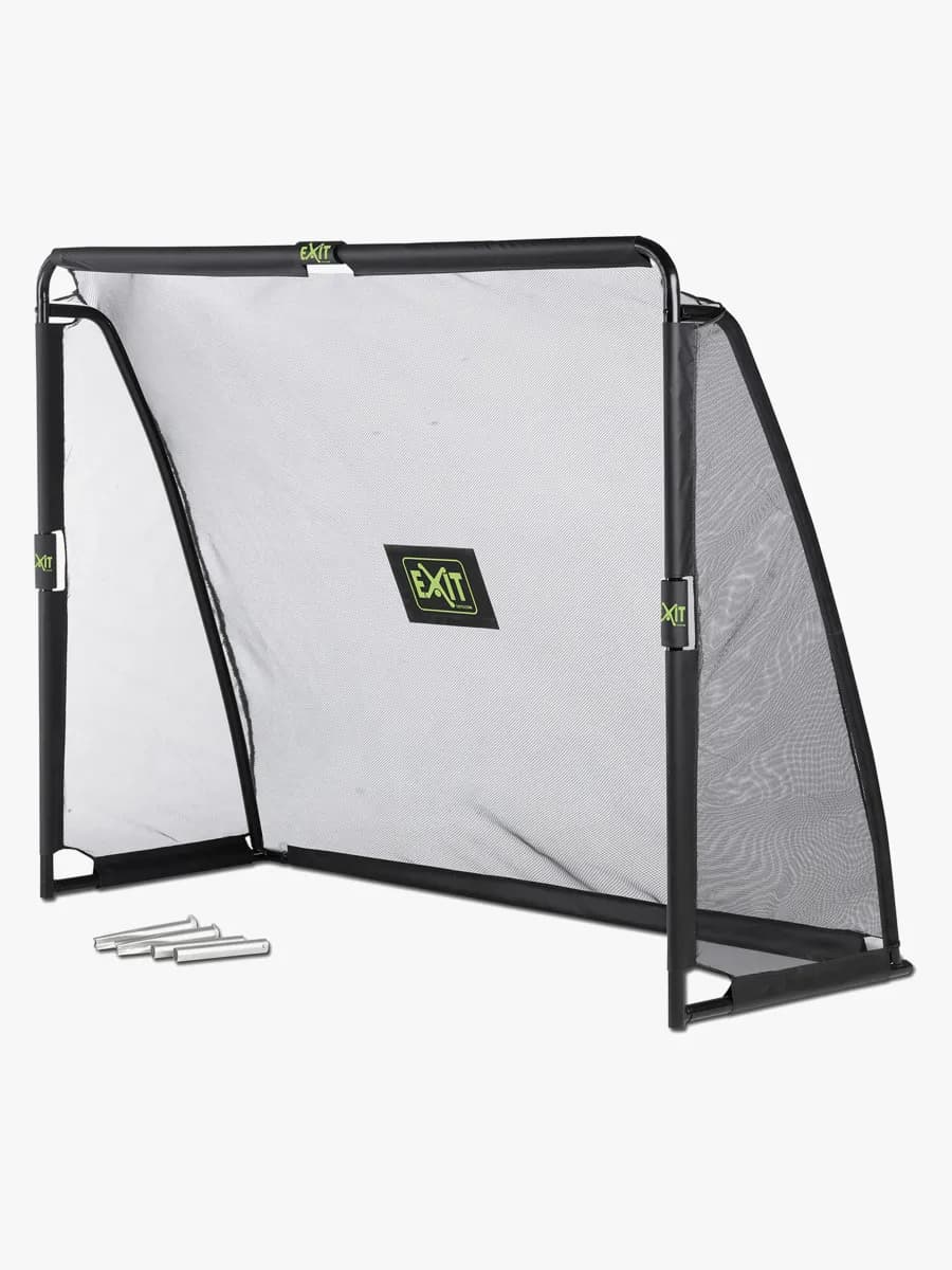 EXIT Coppa Fotbollsmål av stål 220x170 cm (Svart)