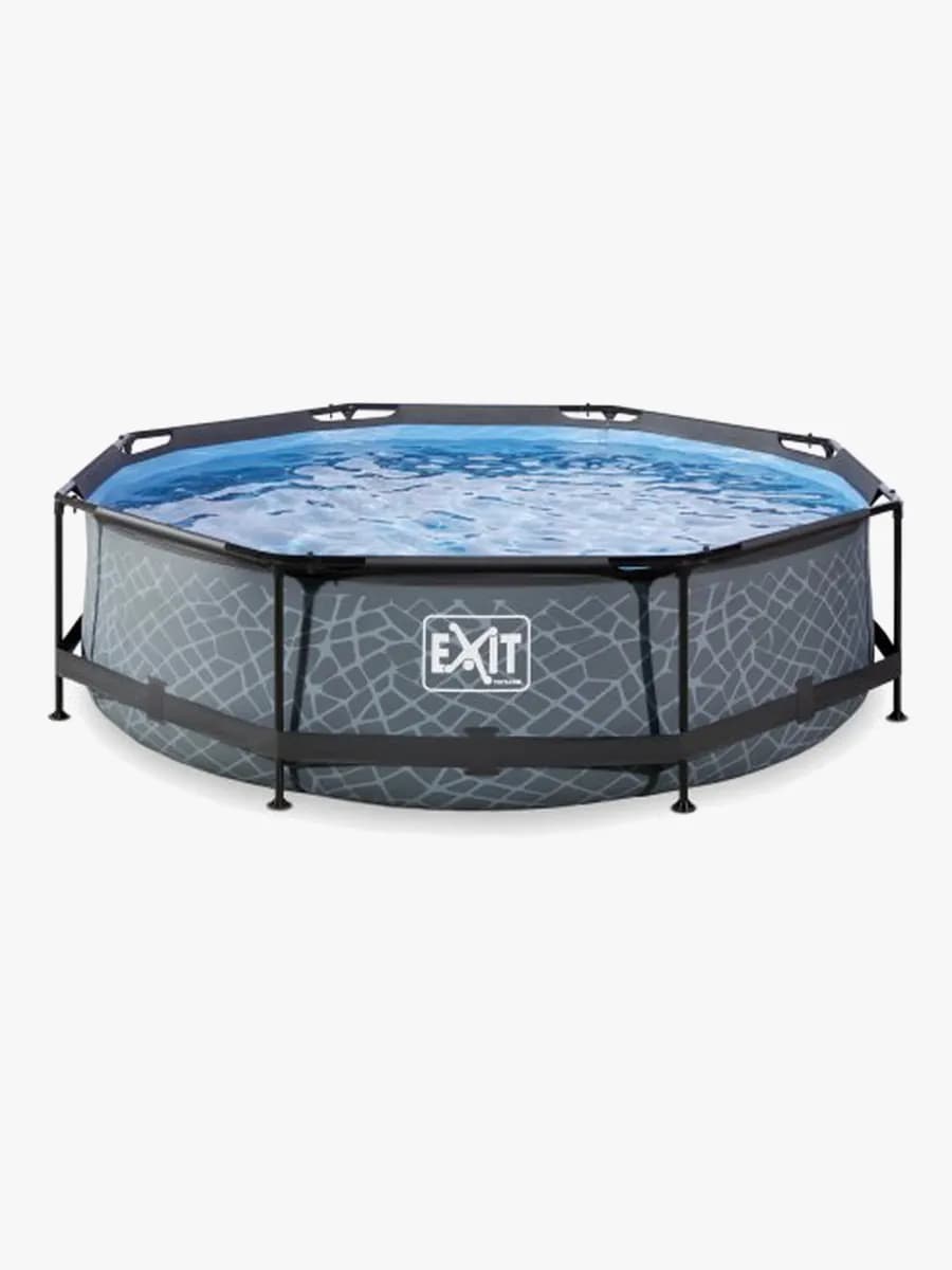 EXIT Stone Poolset 300x76 cm, Grå