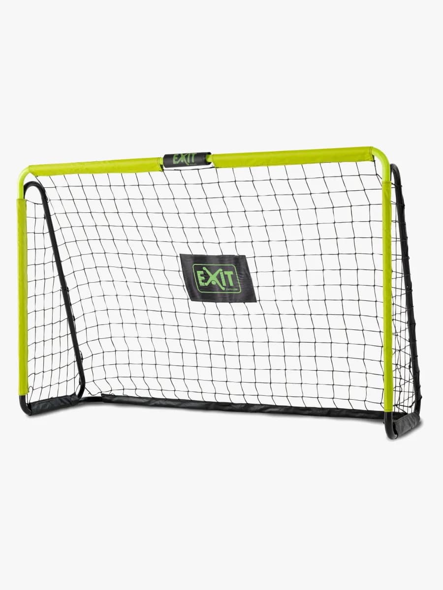 EXIT Tempo Fotbollsmål av stål 180x120 cm (Grön/svart)