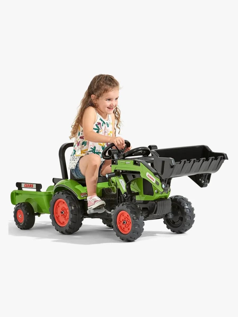 Falk Claas Arion 410 Frontlastare med Släpvagn