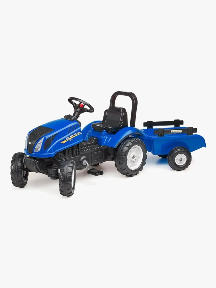 Falk New Holland T6 Traktor med Släpvagn