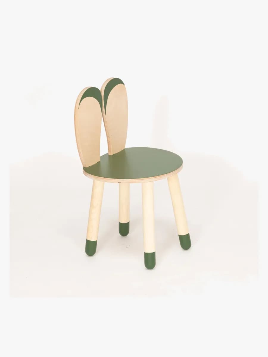 Family-SCL Kanin Bord &  Stol Set, Khaki