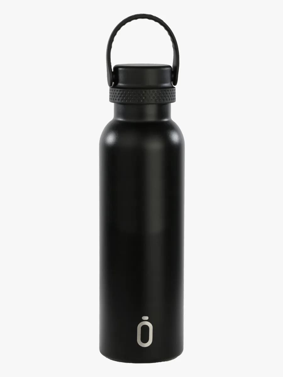 FC Barcelona Stainless Steel Vattenflaska 600ml, Svart