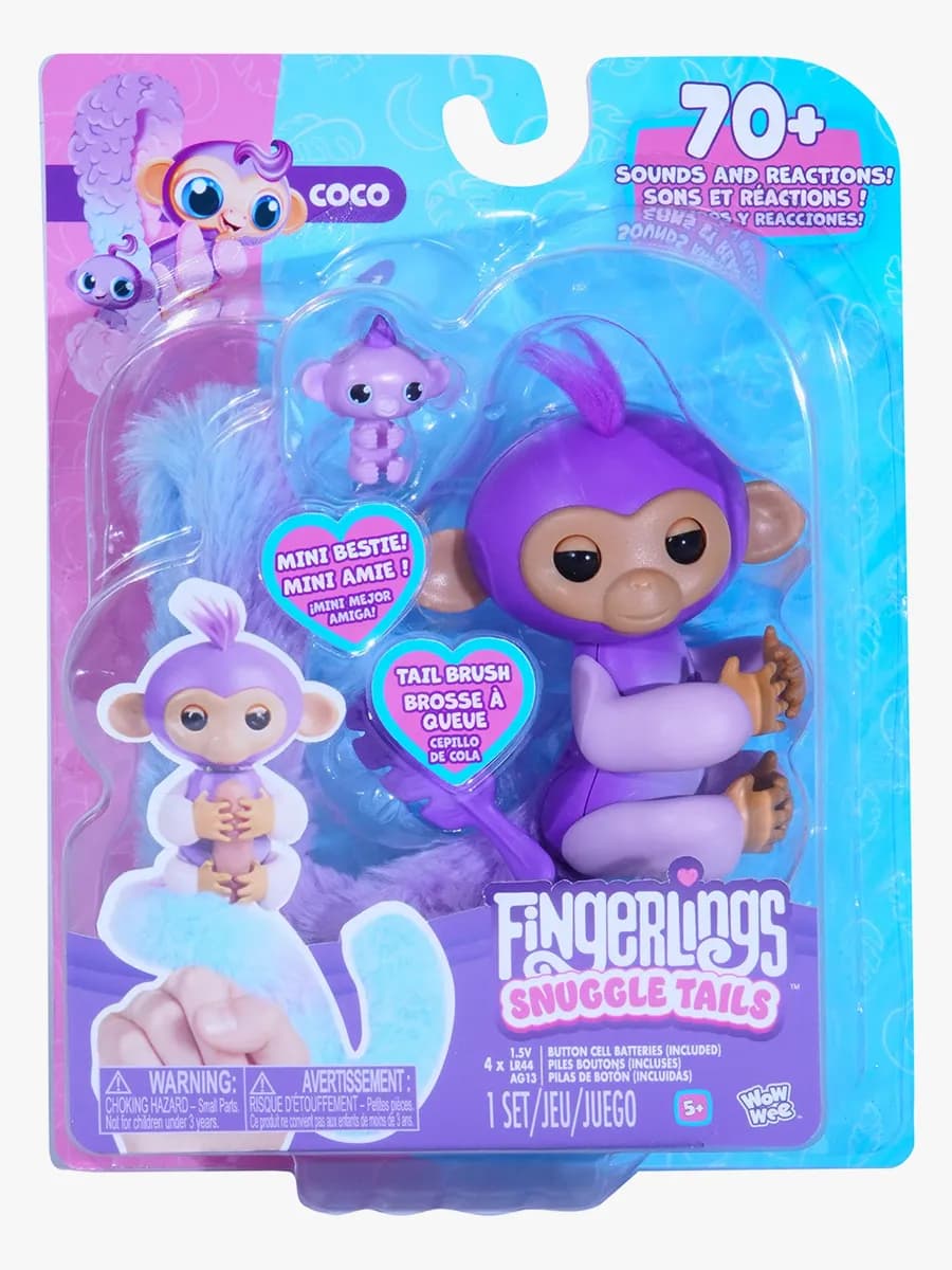 Fingerlings Gosedjur Snuggle Tails Apa