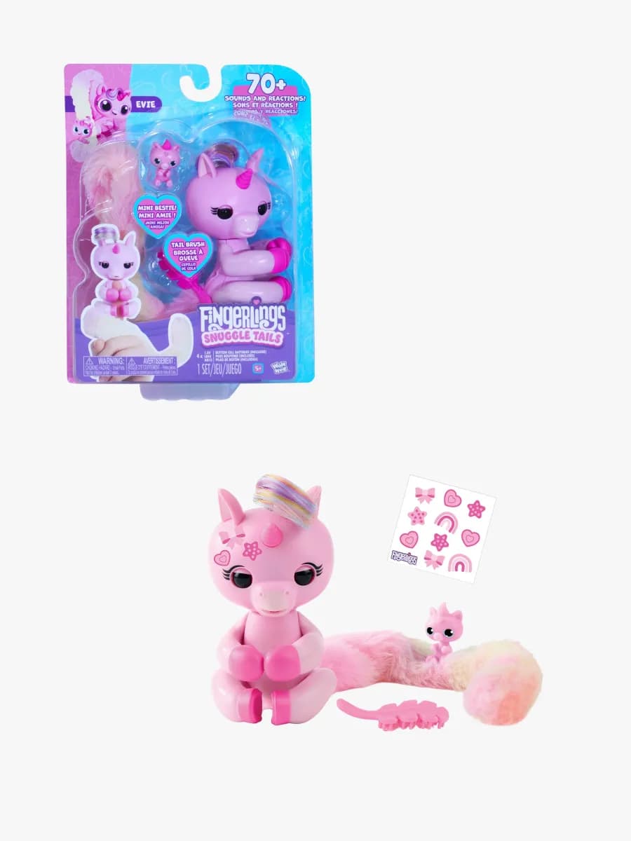 Fingerlings Gosedjur Snuggle Tails Enhörning