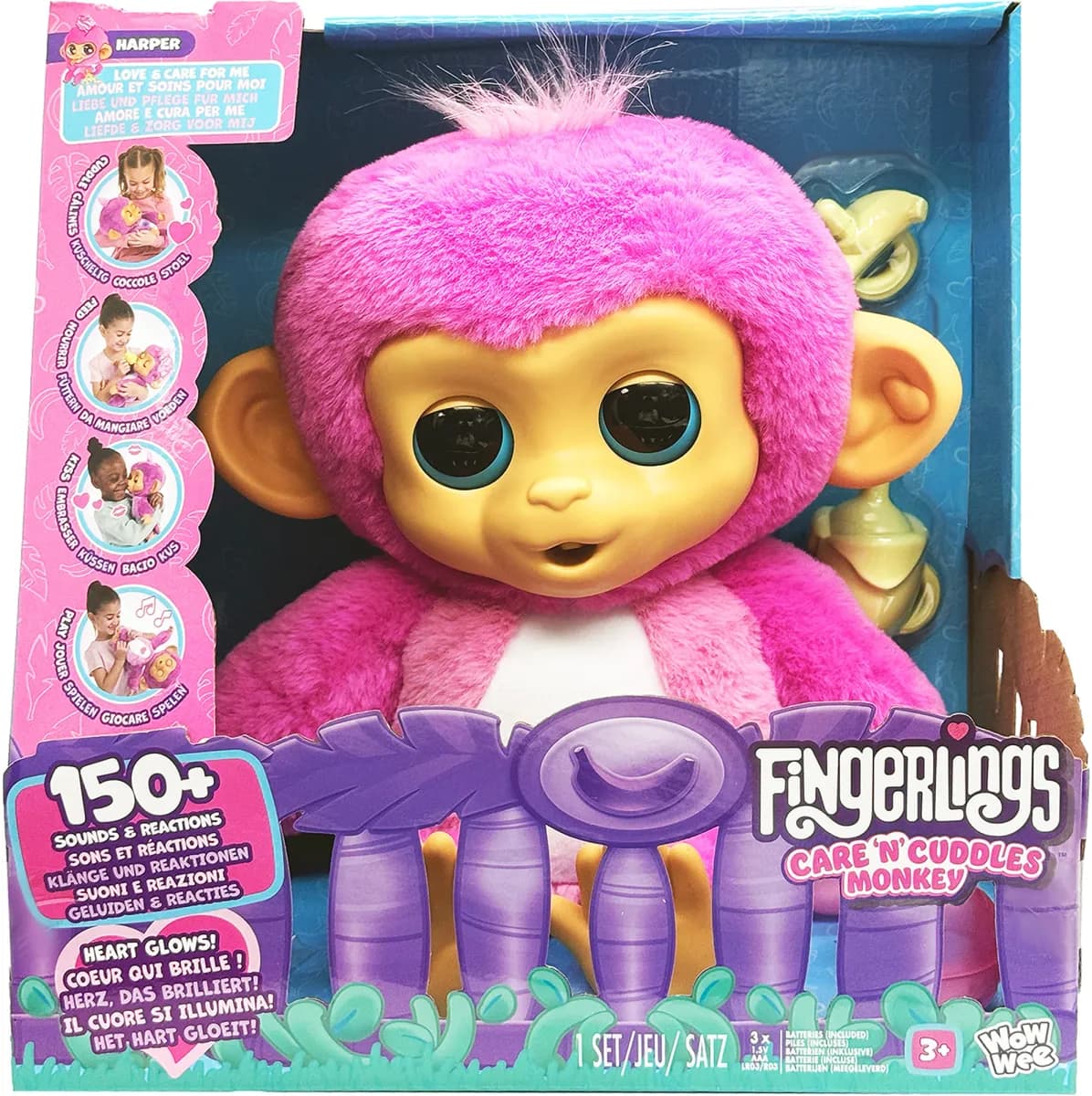 Fingerlings  Interaktivt Gosedjur Care N Cuddles