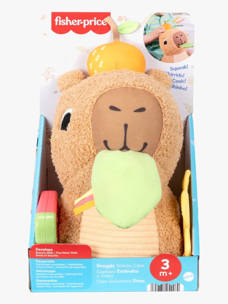 Fisher-Price Sensimals Snuggly Snacky Capy Aktivitetsleksak