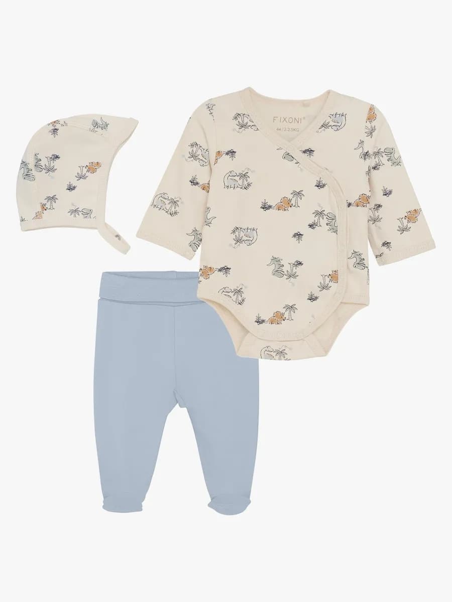 Fixoni Prematur Pyjamasset Stl 38, Blå
