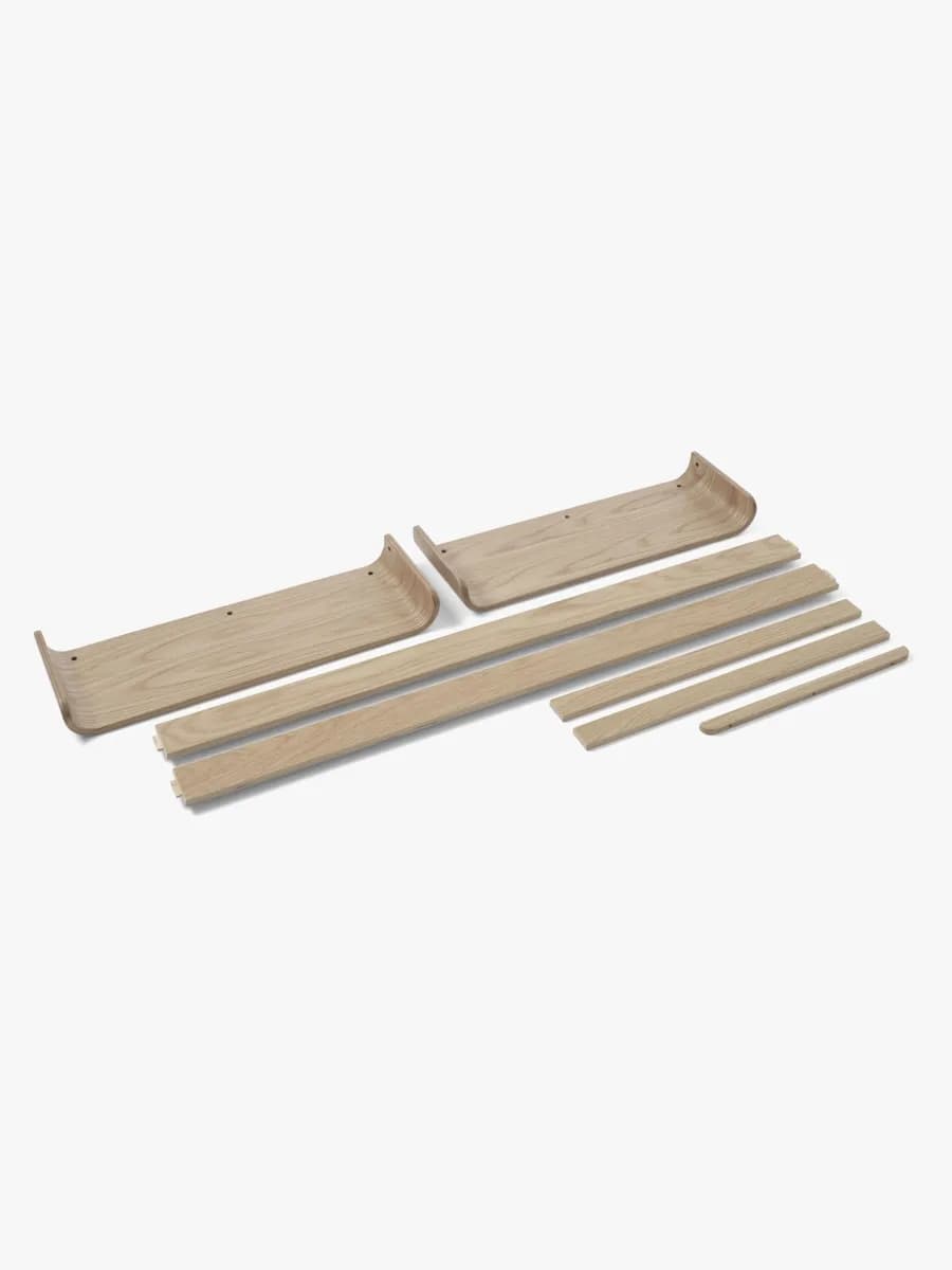 Flexa Junior Sängförlängning Set, Oak Clear lacq