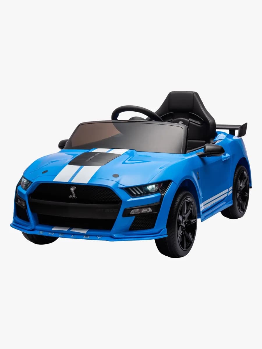 Ford Mustang Shelby GT500 Elbil, Blå