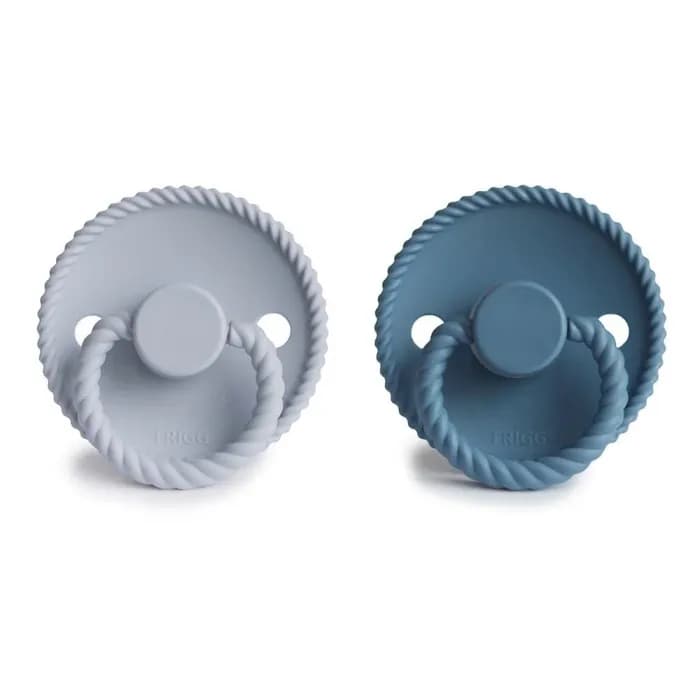 FRIGG Rope Silikonnapp 2-Pack Size 2 (Ocean View/Powder Blue)
