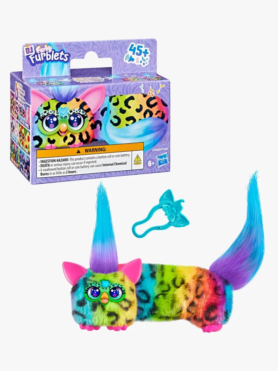 Furby Dj Furblet Interaktivt Gosedjur Rain Bow