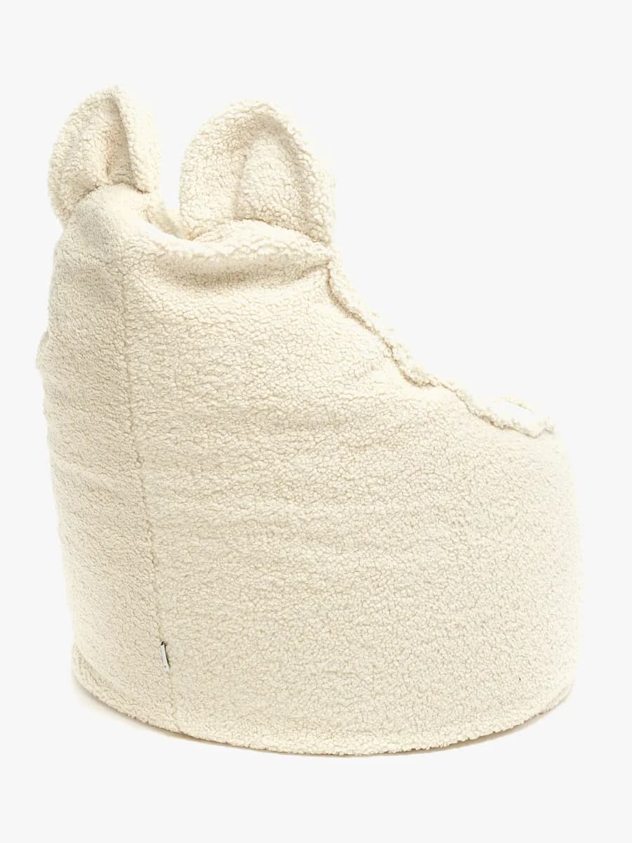Furini Yogi Saccosäck Bouclé, Creme