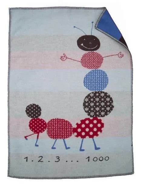 Fussenegger filt ekologisk bomull, tusenfoting