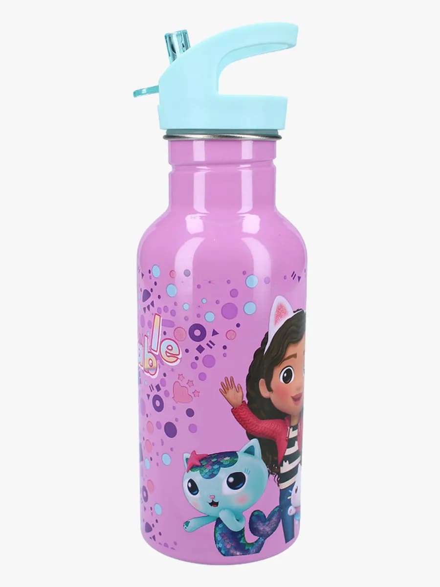 Gabby's Dollhouse Vattenflaska 500ml Take A Sip, Lila