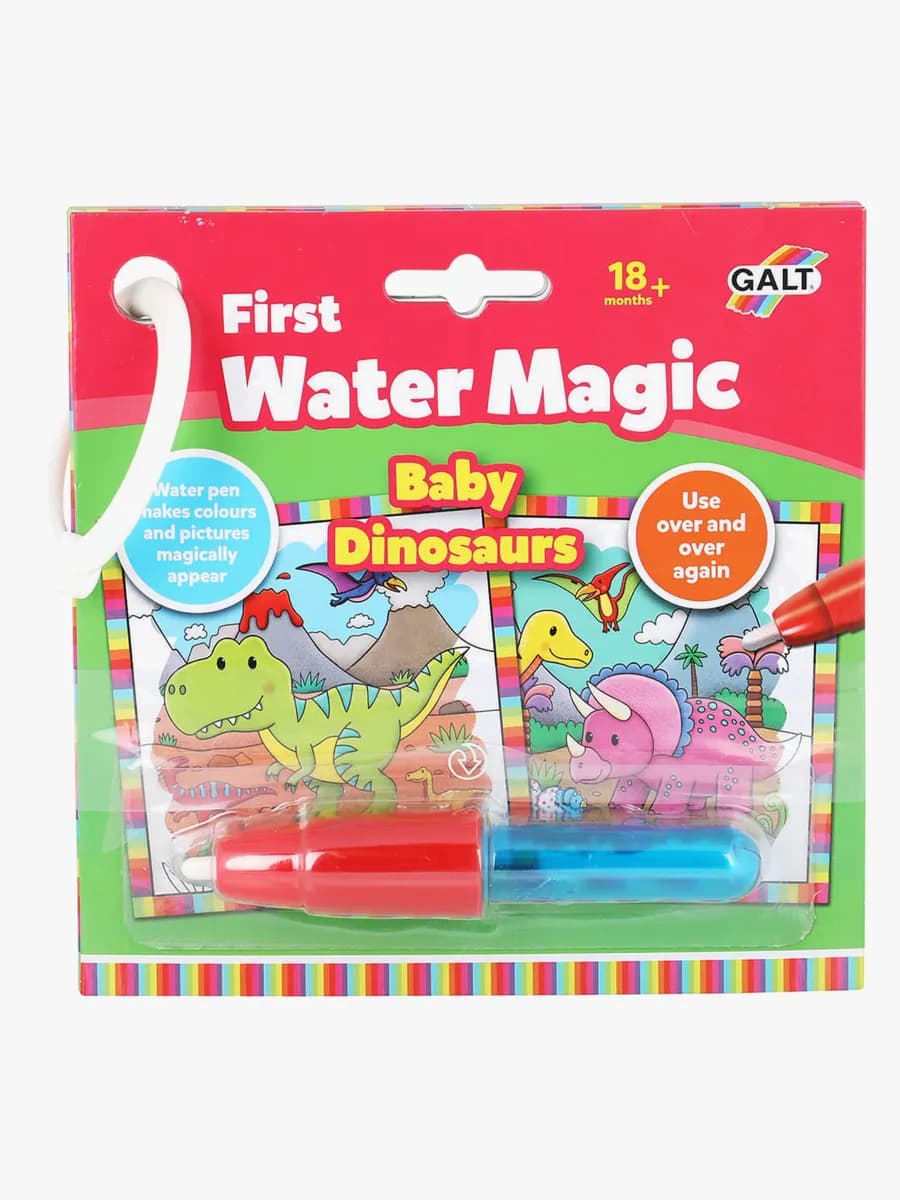 Galt Målarbok Första Water Magic Dino