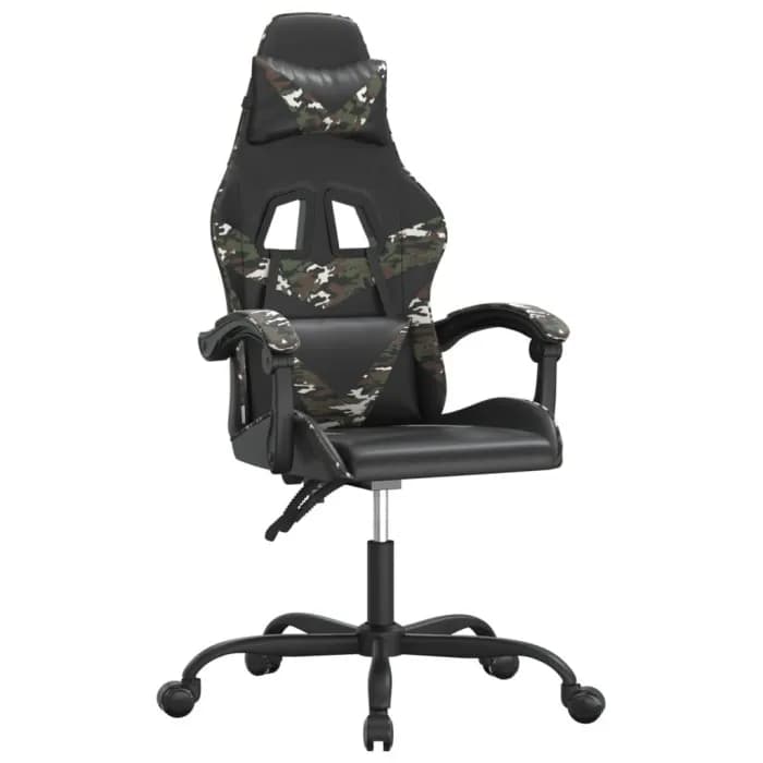 Gamingstol Konstläder (Svart/kamouflage)