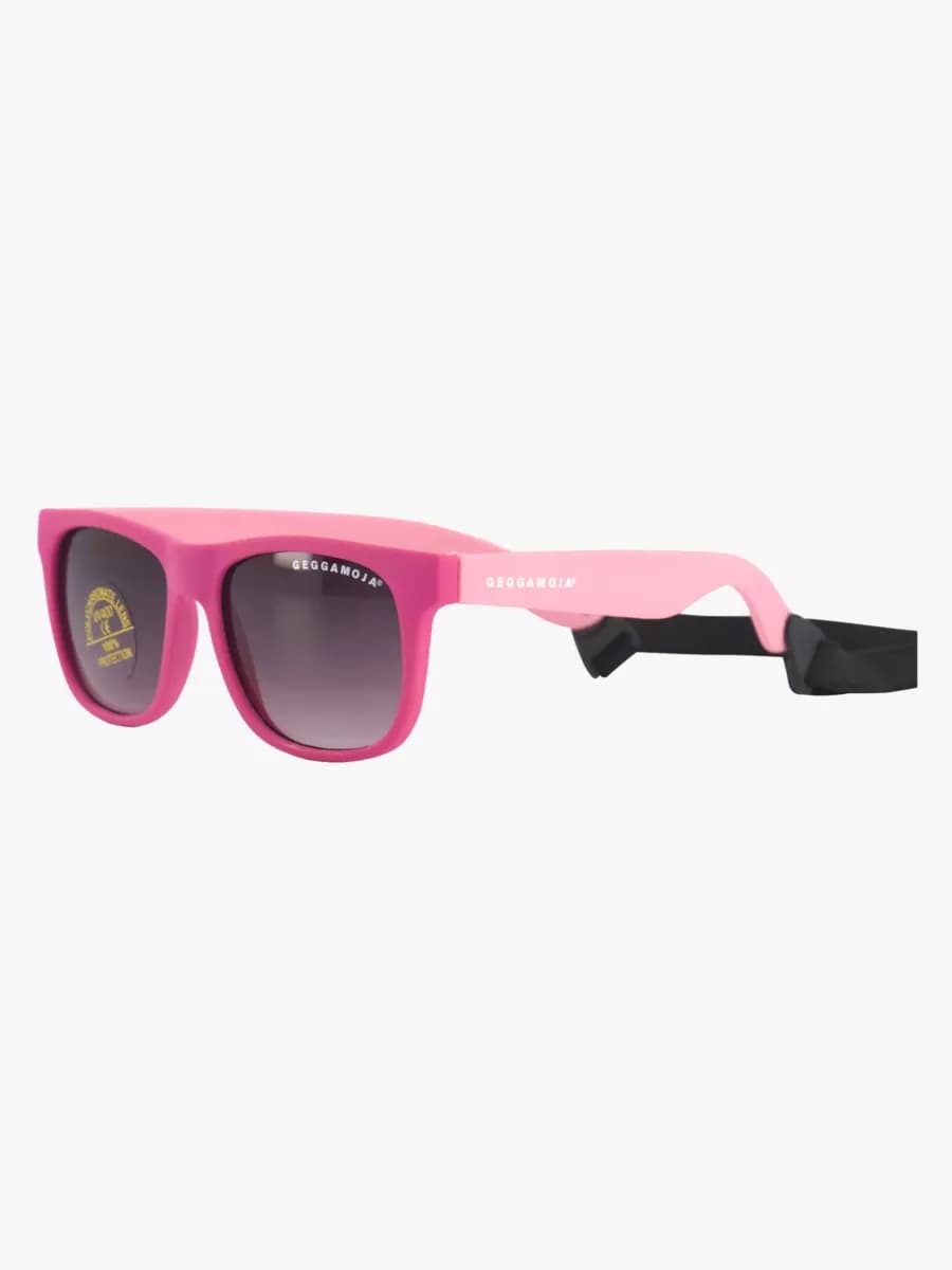 Geggamoja  Böjbara Solglasögon, Pink, 2-6 år