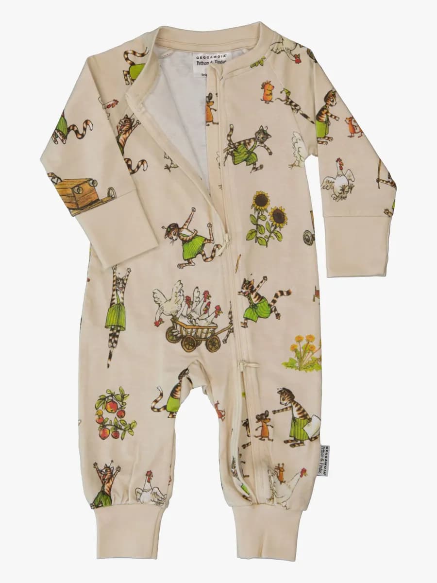 Geggamoja Pyjamas Pettson &  Findus, Beige, 74-80