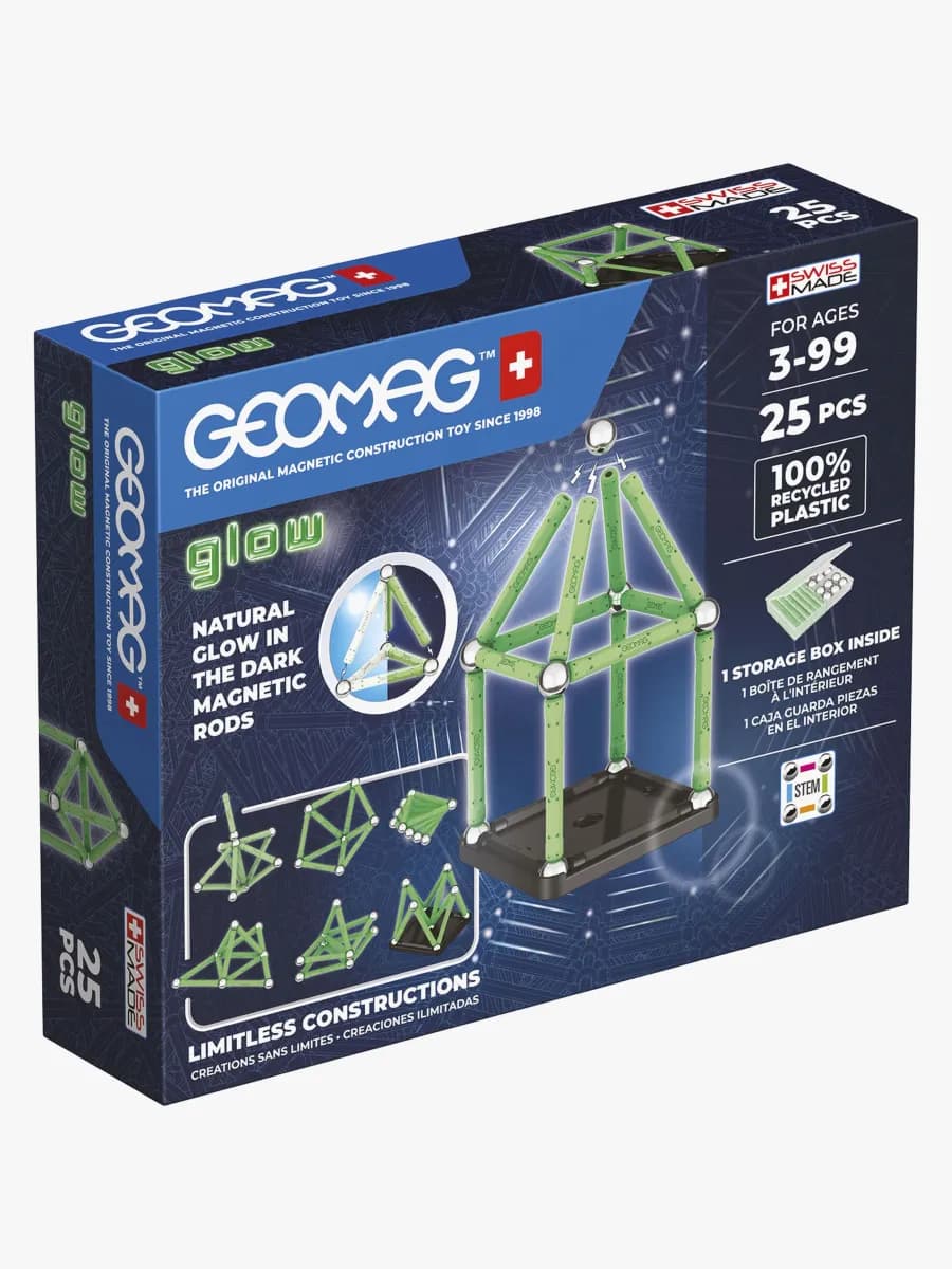 Geomag Glow Byggsats 25 Delar