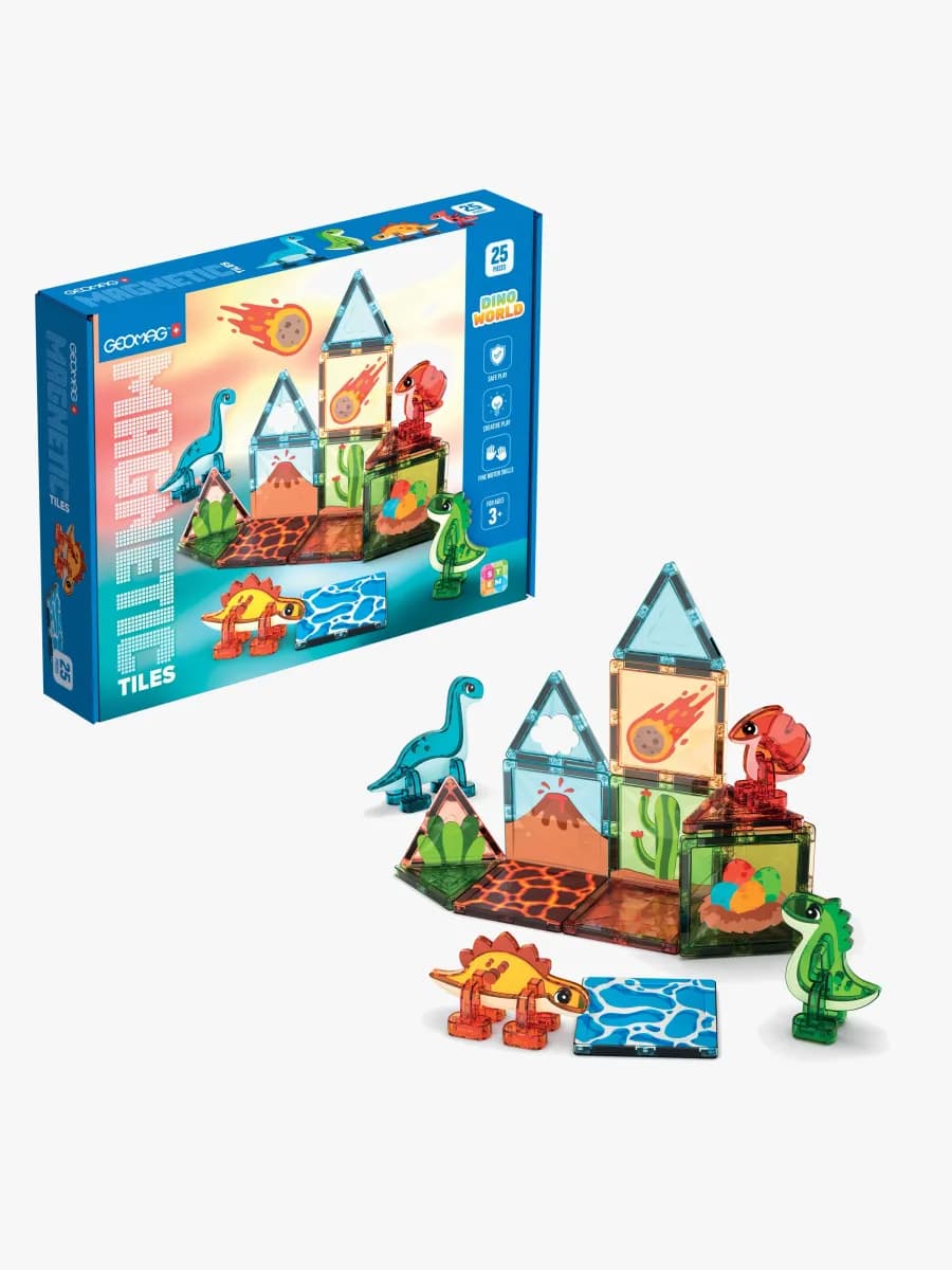 Geomag  Magnetisk Byggsats Dino World 25 Delar