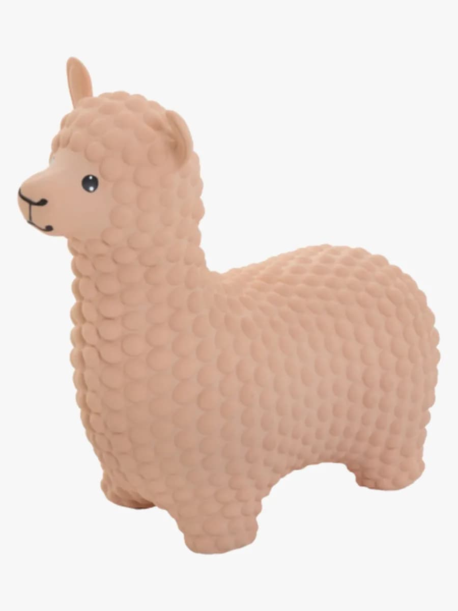 Gerardo Toys Jumpy Hoppdjur Alpacka, Beige