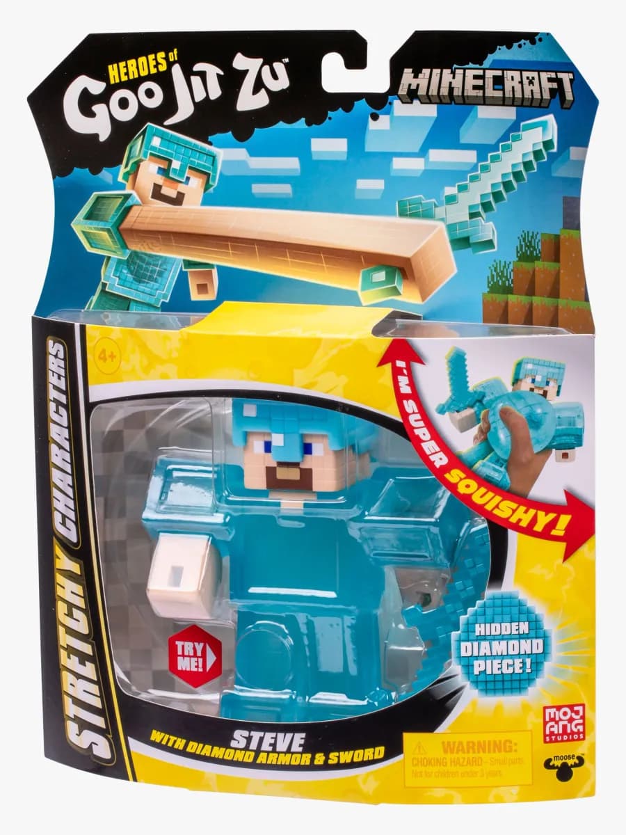 Goo Jit Zu Minecraft Steve Figur