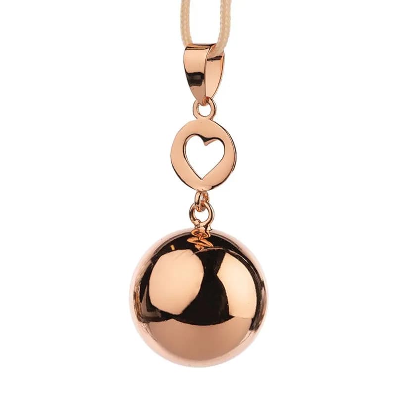 Gravidsmycke Bola hjärta roséguld