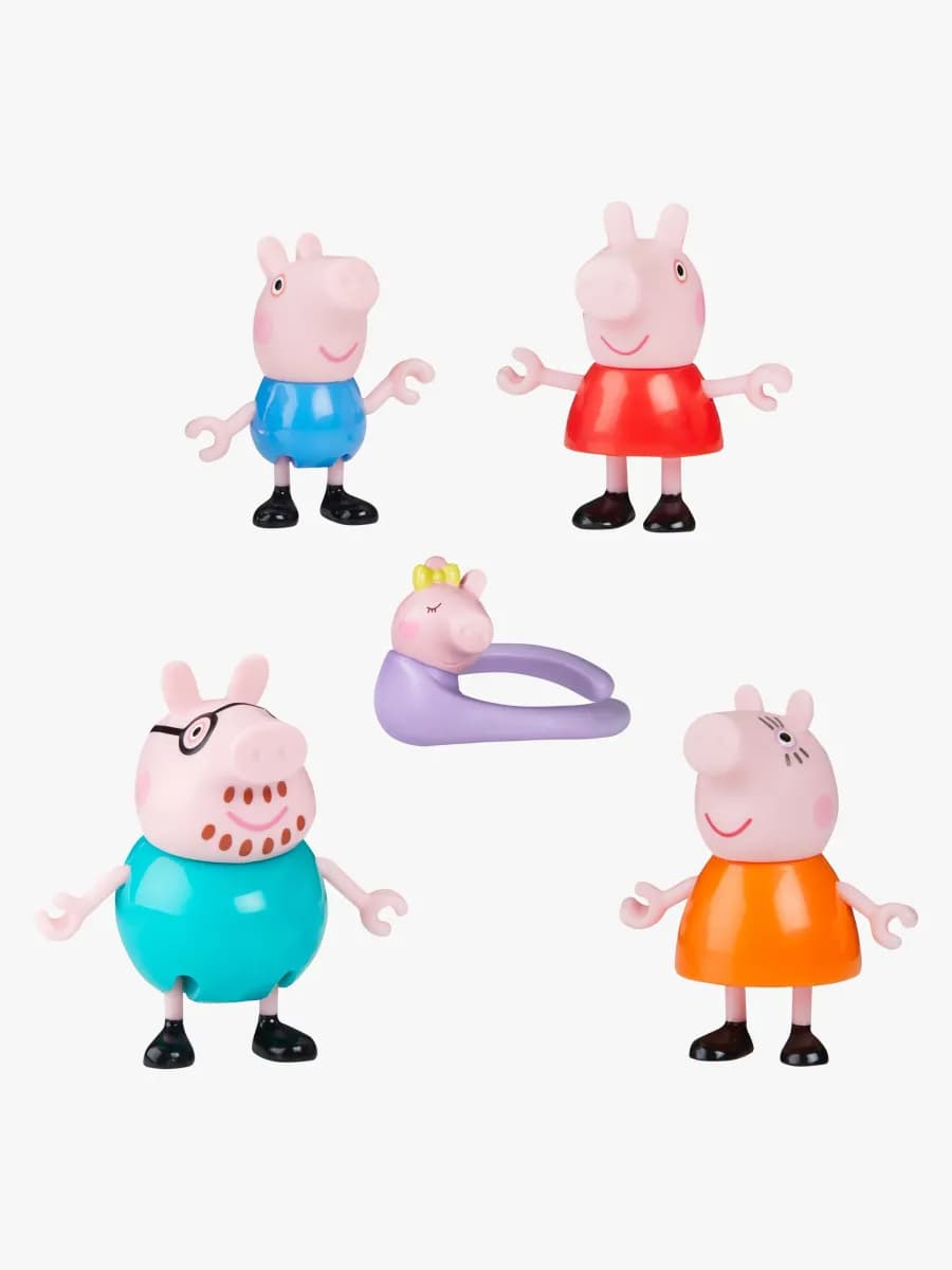 Greta Gris Figurset Familj 5-Pack