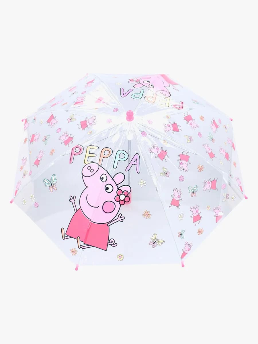Greta Gris Paraply Rainy Days, Rosa