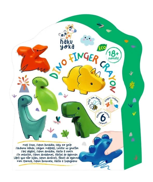 Haku Yoka Mina första färger (Dinosaurier)