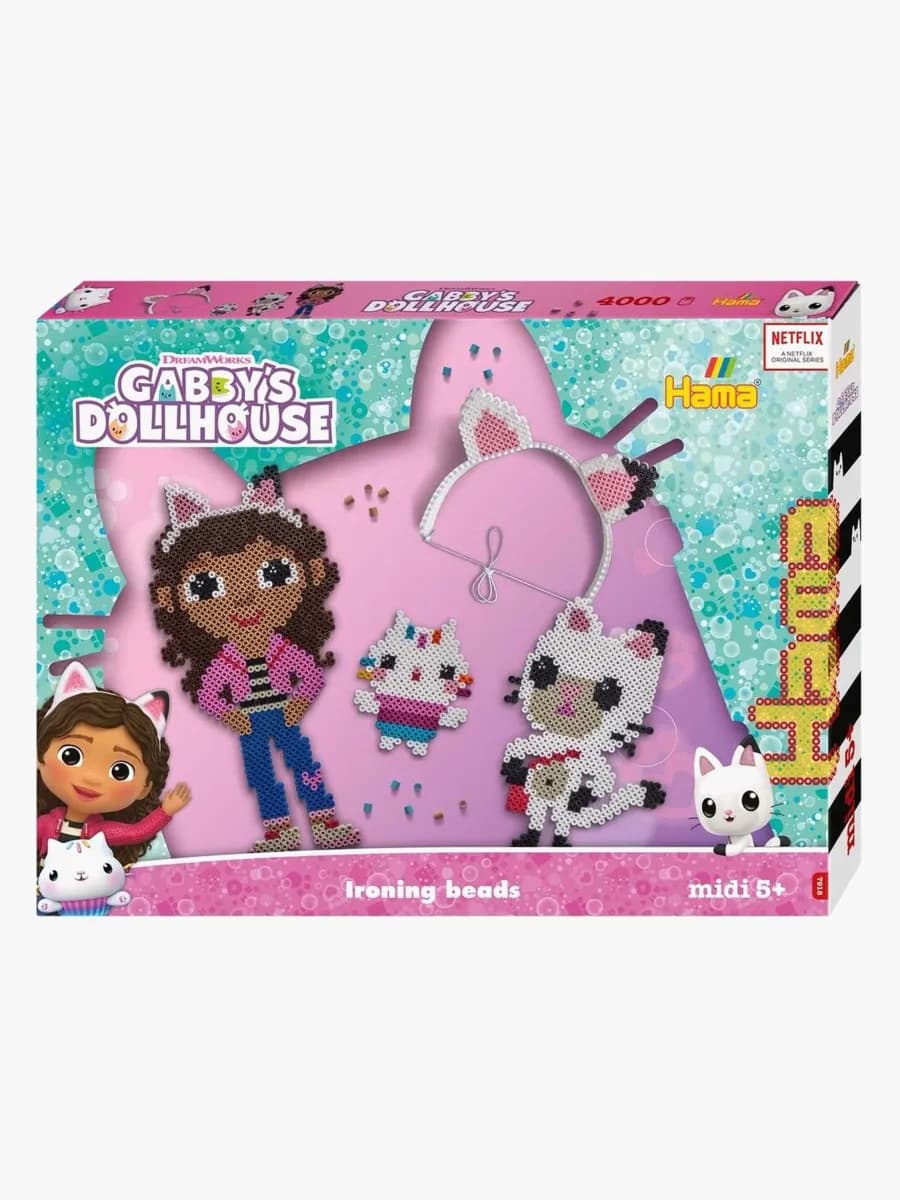 Hama Midi Gabby's Dollhouse Pärlset 4000 st