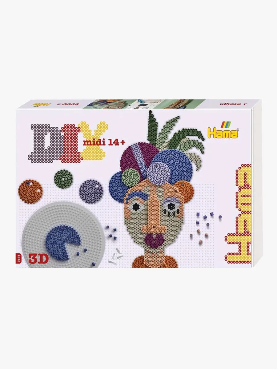 Hama Midi Pärlor Art Mask 6000 st
