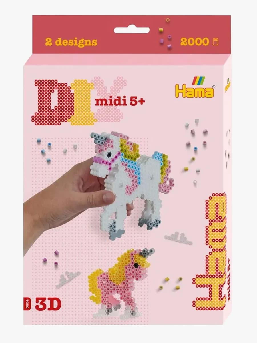 Hama Midi Pärlset Enhörning 2000 st