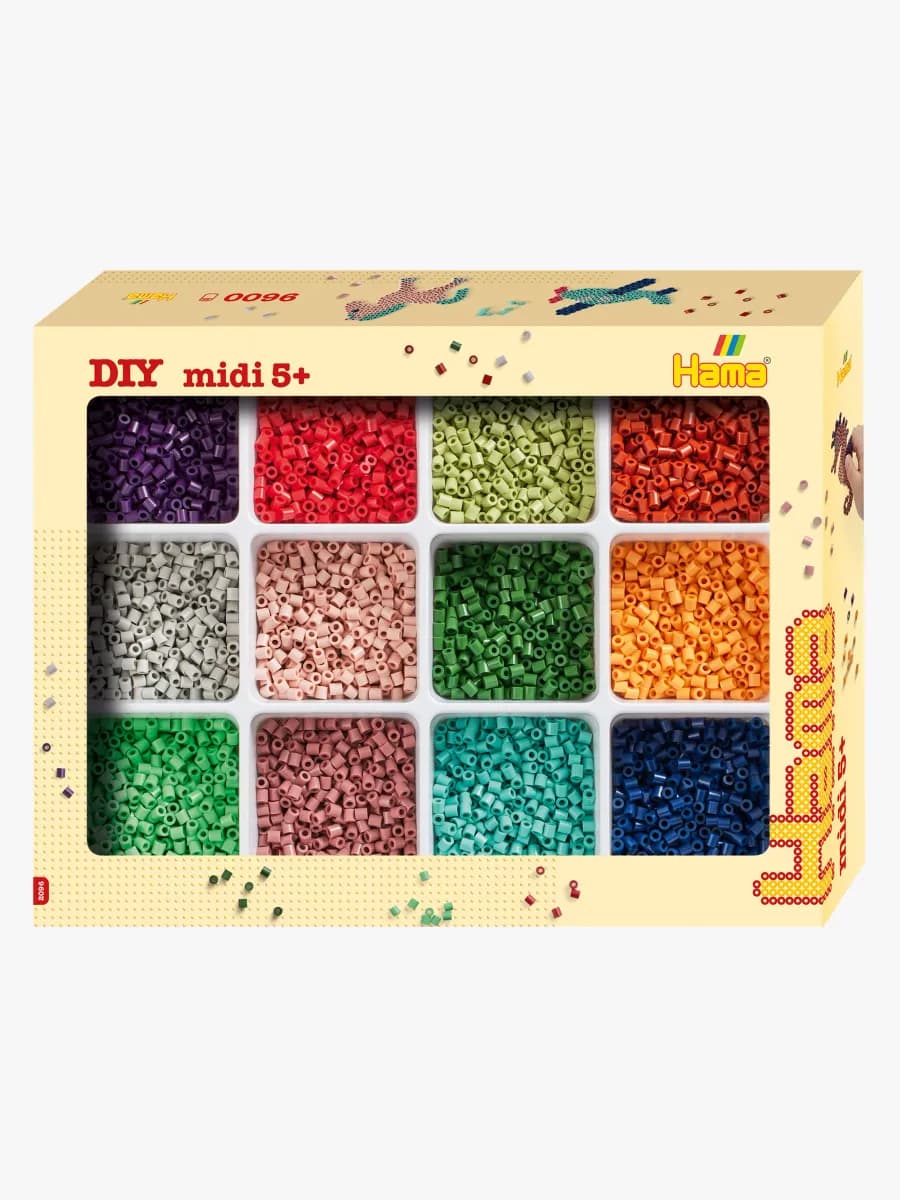 Hama Pärlor &  Förvaringslåda 9600 st