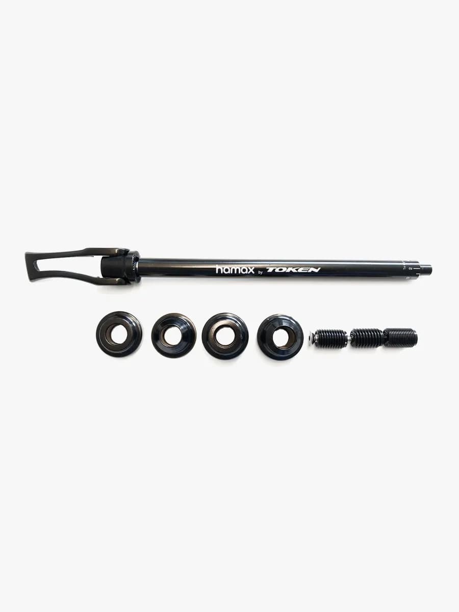 Hamax 12 mm axel Universal, TOKEN, Svart