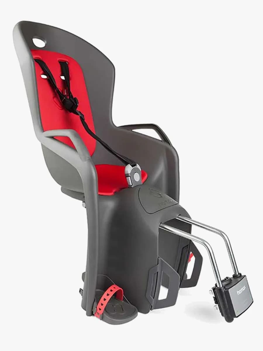 Hamax AMIGA Cykelsits, Dark Grey/Red