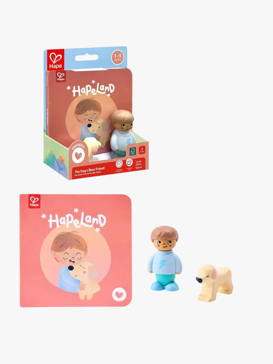 Hape Sagobok med Lekset The Dog's New Friend
