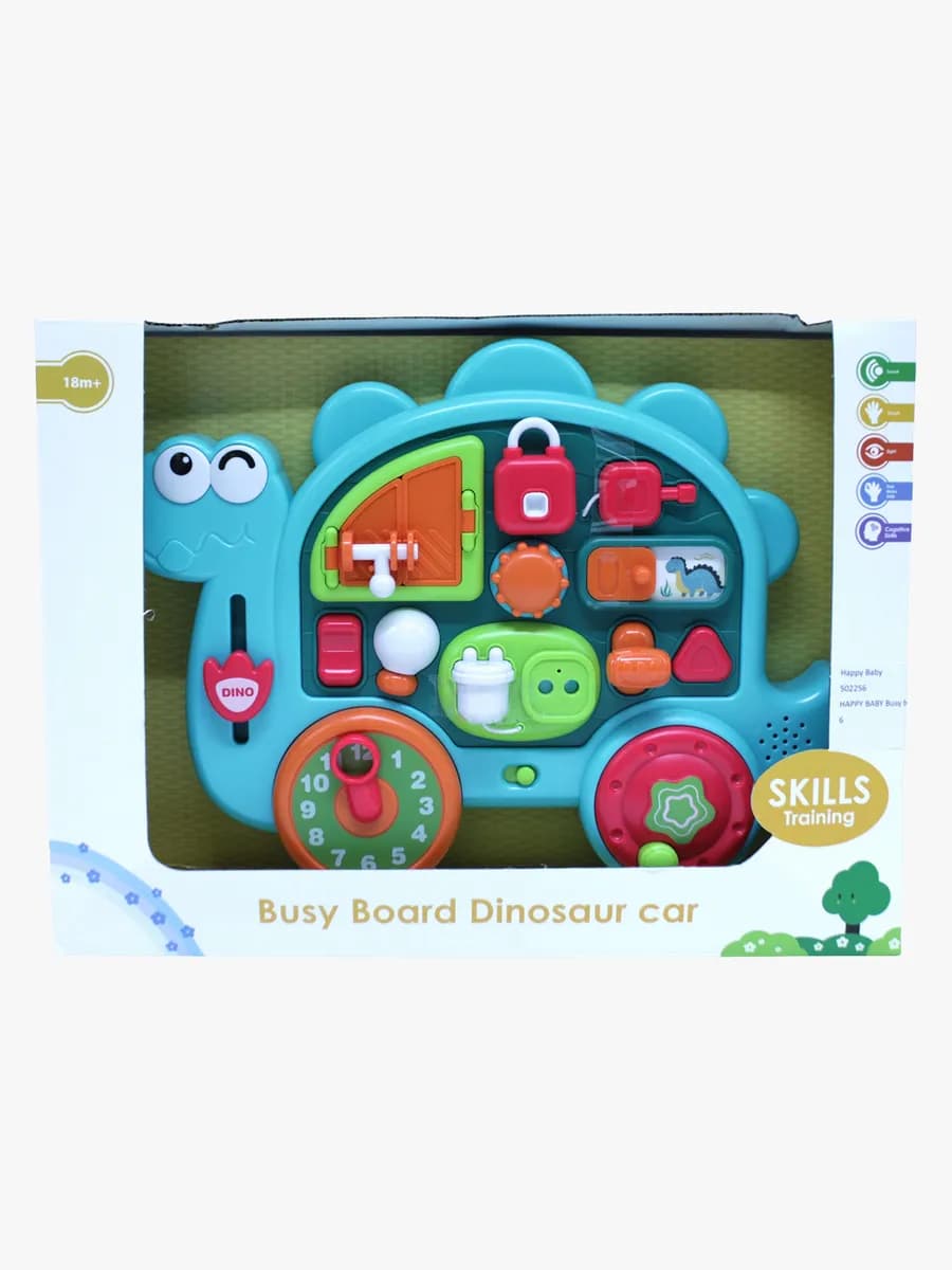 Happy Baby Aktivitetsleksak Dinosauriebil med Ljus &  Musik