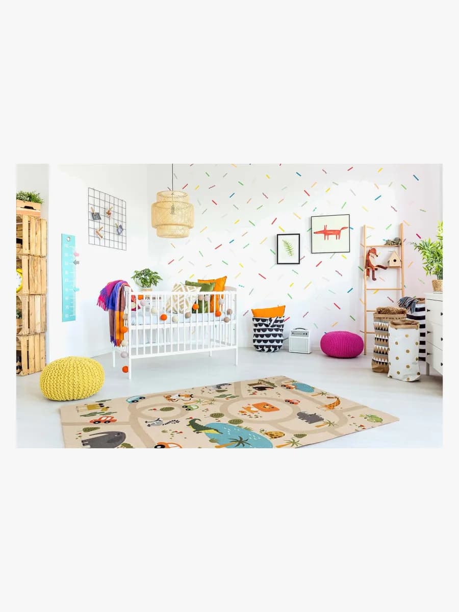Happy Kids Barnmatta 140x200, Linne, Barnrum