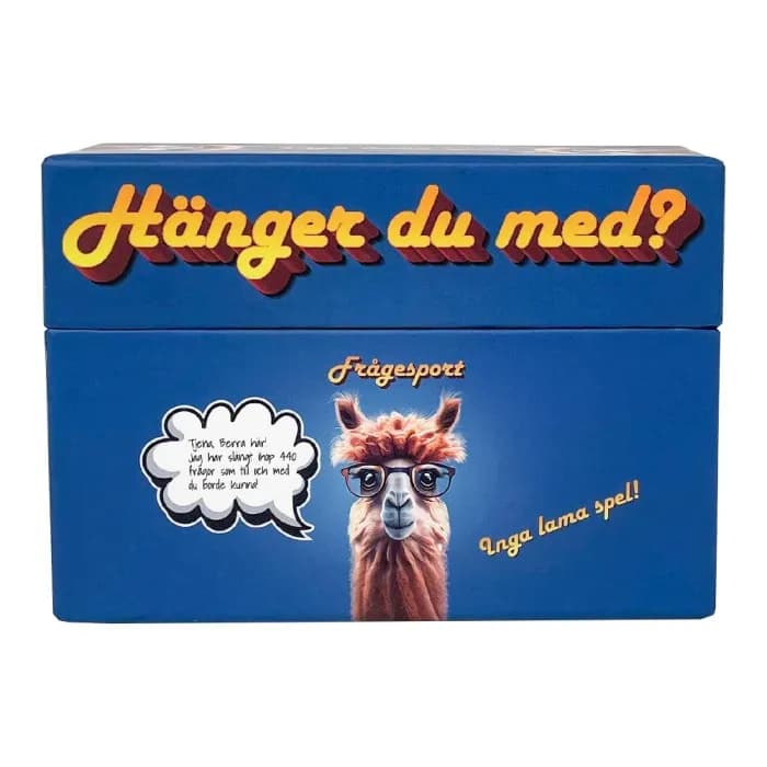 Happy Lama Hänger du med? Frågesport