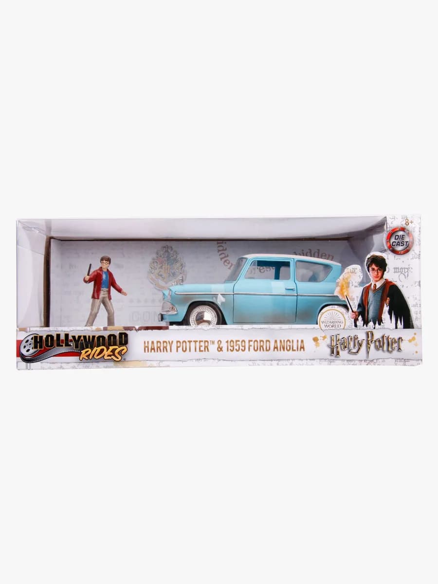 Harry Potter Bil 1959 Ford Anglia 1:24 med Figur