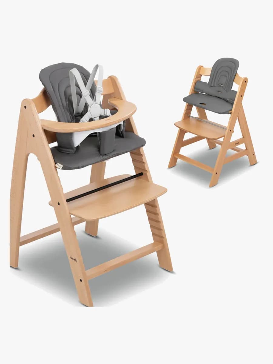 Hauck Babyset Matstolsdyna, Dark Grey